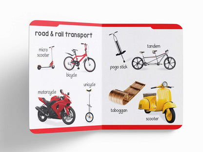 My First Padded Board Book Of Transport For Kids | Ages 0–5 Years | Vocabulary Building | Cars | Trains | Planes | Trucks | Vibrant Images | Visual Learning | Toddlers & Preschoolers | Latest Edition