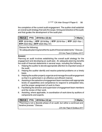 Scanner CA Intermediate | Paper-5: Auditing and Ethics | For Sep.26 & Jan.27 Exams | Solved Papers with PYQs (Included May 26 Questions) | Shuchita Prakashan: 1 (Scanner Series)