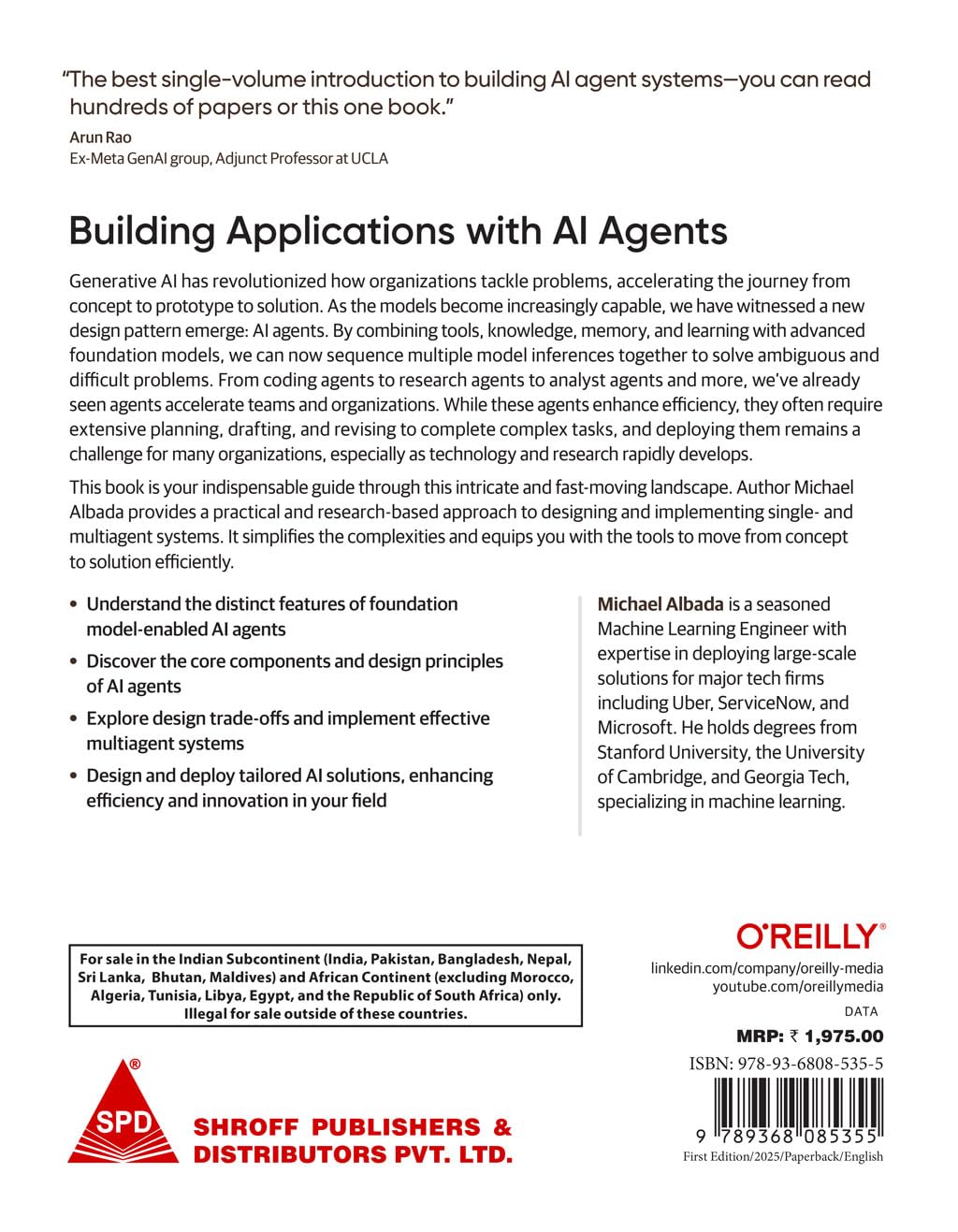 Building Applications with AI Agents: Designing and Implementing Multiagent Systems (Grayscale Indian Reprint)