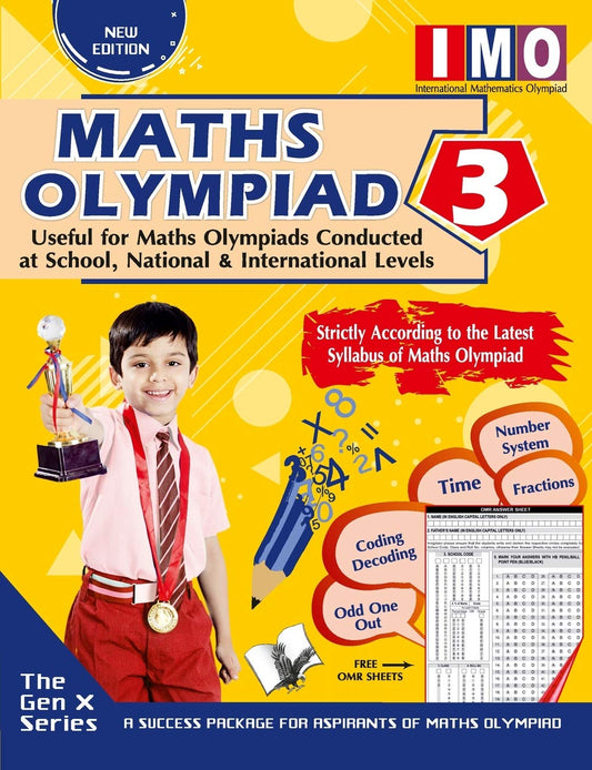 International Maths Olympiad - Class 3(With OMR Sheets) by SHRADDHA SINGH (Author) book cover