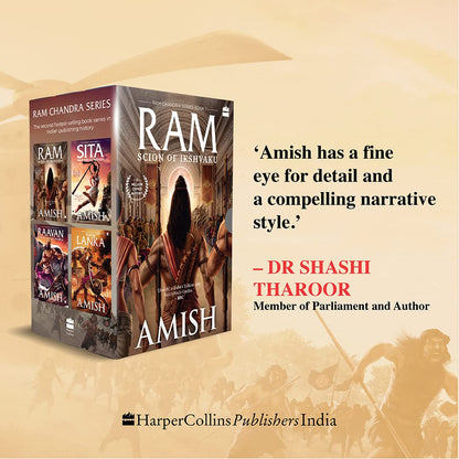 The Ram Chandra Series Boxset of 4 Books (Perfect Gift for this Festive Season) : Ram - Scion of Ikshvaku, Sita : Warrior of Mithila, Raavan : Enemy of Aryavarta, War of Lanka