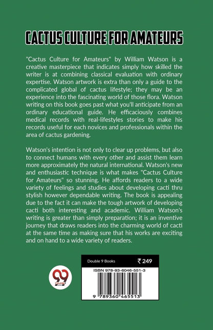 Cactus Culture for Amateurs