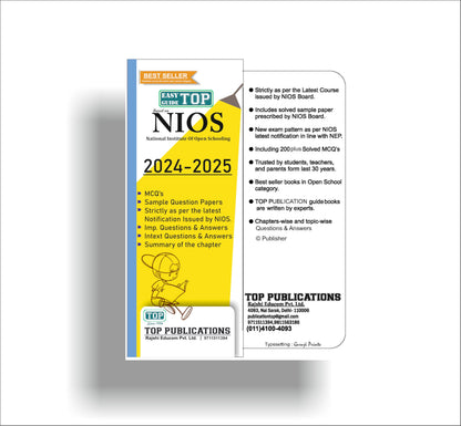 TOP NIOS Social Science Guide Class 10 (T-213)