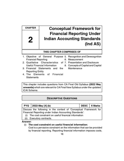 Scanner CA Final | Paper-1: Financial Reporting |For Nov.26, May. 27 Exams | Solved Papers with PYQ | Shuchita Prakashan (Scanner Series)