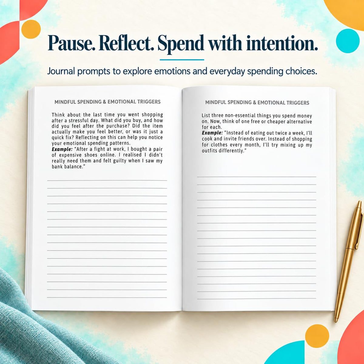 Your Financial Planner and Journal (205 Pages) | Budgeting, Saving, Investing, Debt Tracking, and Money Mindset Tool for Beginners: Learn Money Basics. Plan Simply. One Step at a Time