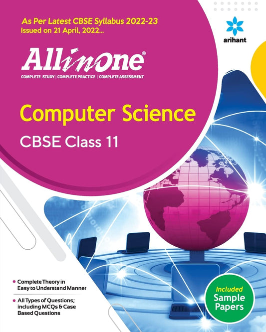 CBSE All In One Computer Science Class 11 2022-23 Edition (As per latest CBSE Syllabus issued on 21 book cover