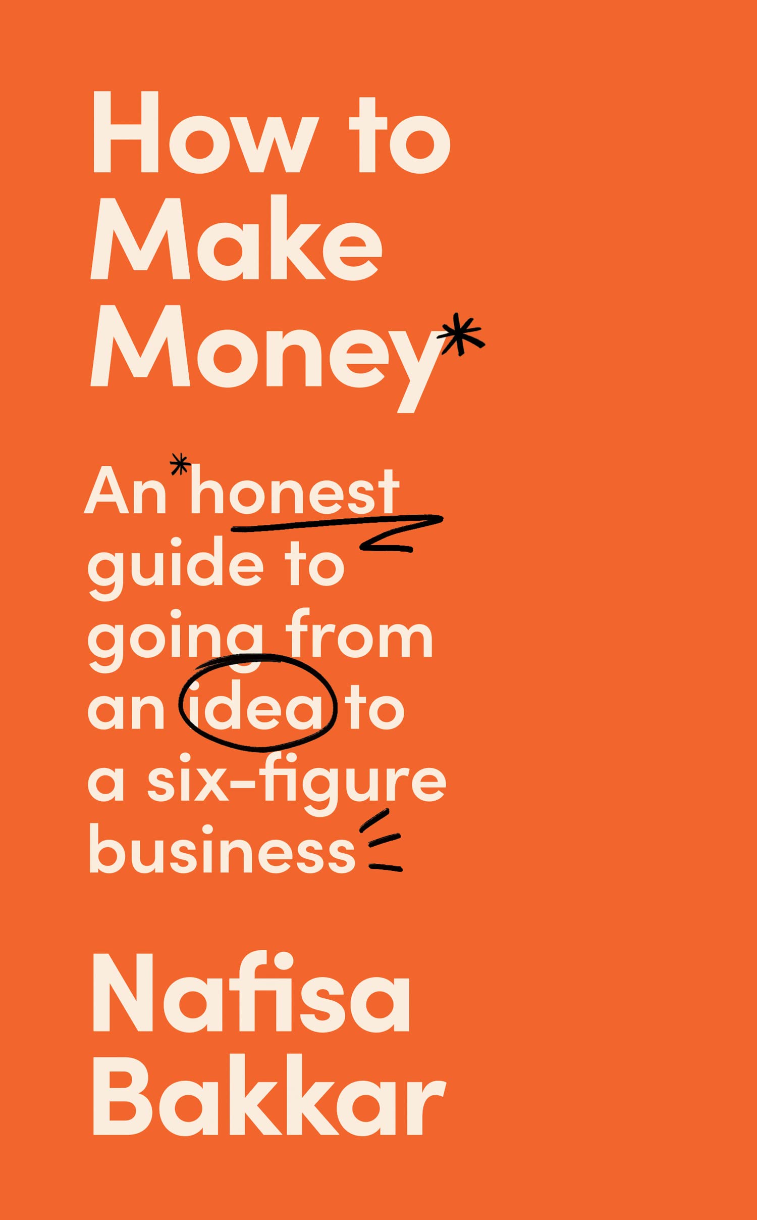 HOW TO MAKE MONEY: An honest guide to going from an idea to a six-figure business book cover
