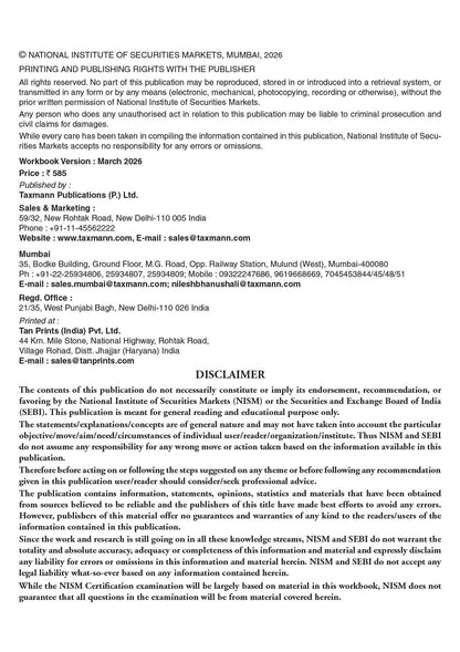 NISM X Taxmann's Mutual Fund Distributors – A Complete Working Guide Spanning Mutual Fund Concepts | Regulation | Distribution | Valuation | Taxation | Investor Servicing | Scheme Selection
