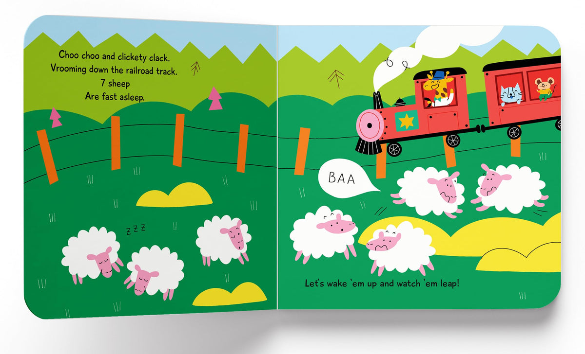 Counting Train Track – Choo Choo and Clickety Clack: A Fun Rhyming Board Book to Learn Numbers 1–10 with Trains, Tracks & Counting Fun | Bright ... for Toddlers & Preschoolers | Ages 2–5 Years