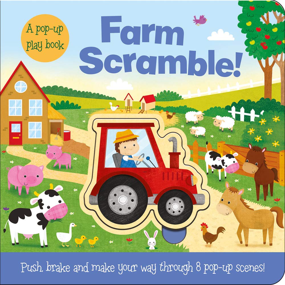 PUSH AND PLAY: FARM SCRAMBLE! book cover