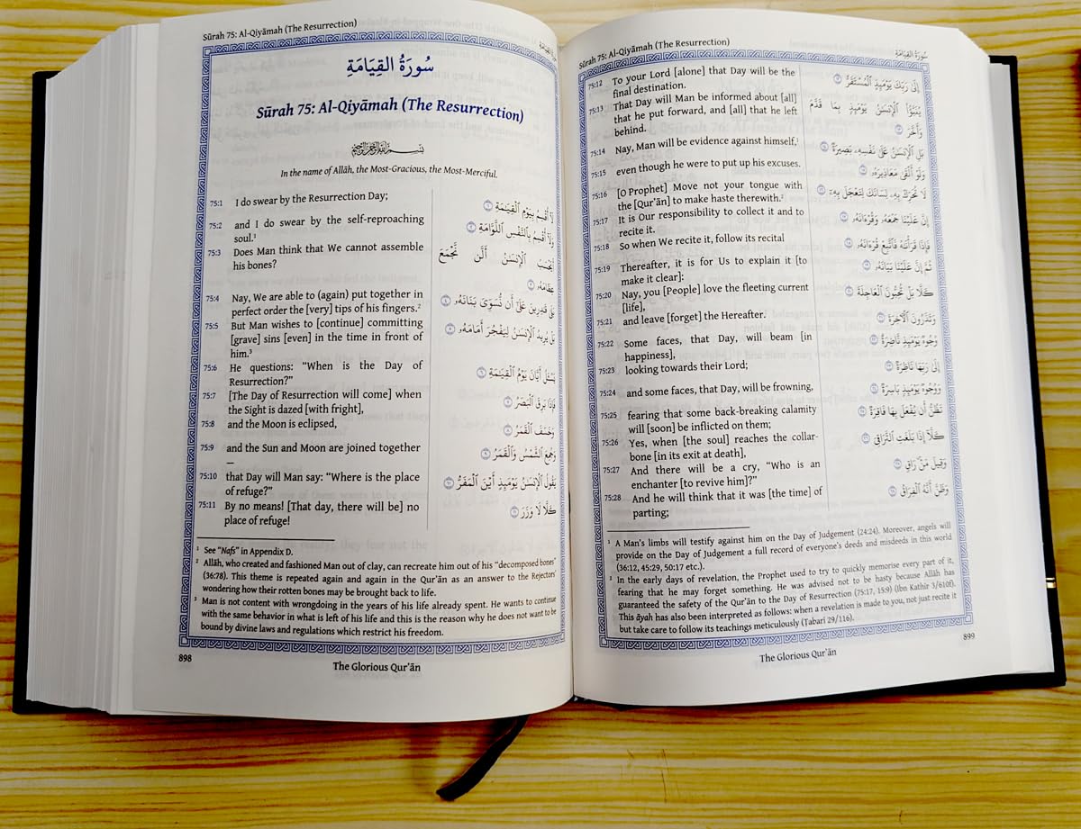 The Glorious Quran - English Translation with annotations based on earliest authoritative sources (with Parallel Arabic Text)