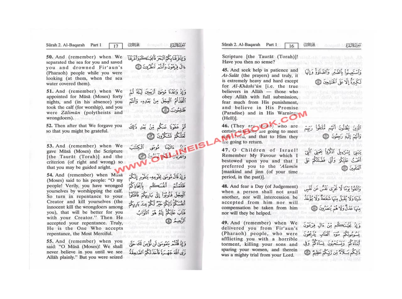 The Noble Quran small Size (English and Arabic)