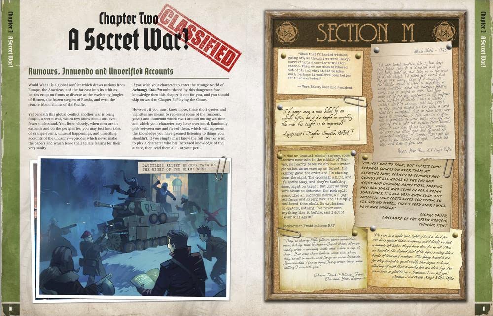 Modiphius Achtung! Cthulhu 2d20: Player's Guide