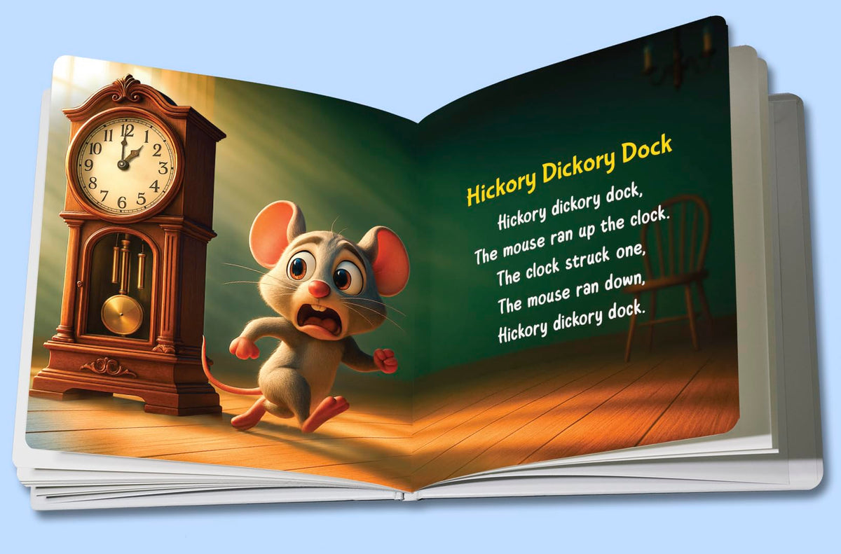 Nursery Rhymes Book - Board Book for Kids | Premium Quality Classic Rhymes Book for Kids | Early Learning Activity Book | Ages: 2 - 6 Years | Two Brothers Publications