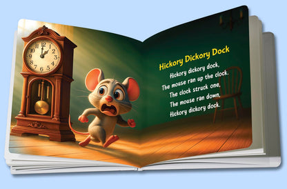 Nursery Rhymes Book - Board Book for Kids | Premium Quality Classic Rhymes Book for Kids | Early Learning Activity Book | Ages: 2 - 6 Years | Two Brothers Publications