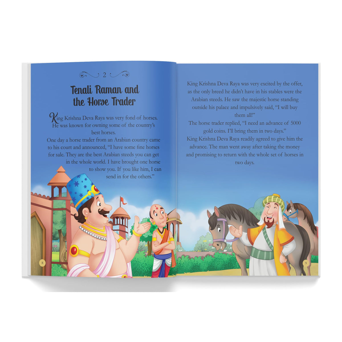 The Illustrated Wisdom Tales From India For Children (Boxed Set Of 3 Books)-Tenali Rama |Akbar And Birbal | Mulla Nasruddin Collection Of 3 Books (Illustrated Story Books)