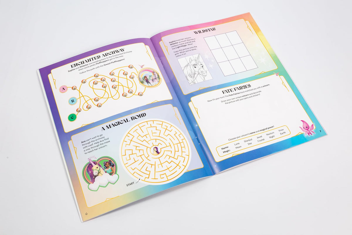 Unicorn Academy: Sticker Activity Book: With over 100 magical stickers (Unicorn Academy: TV tie-in titles)
