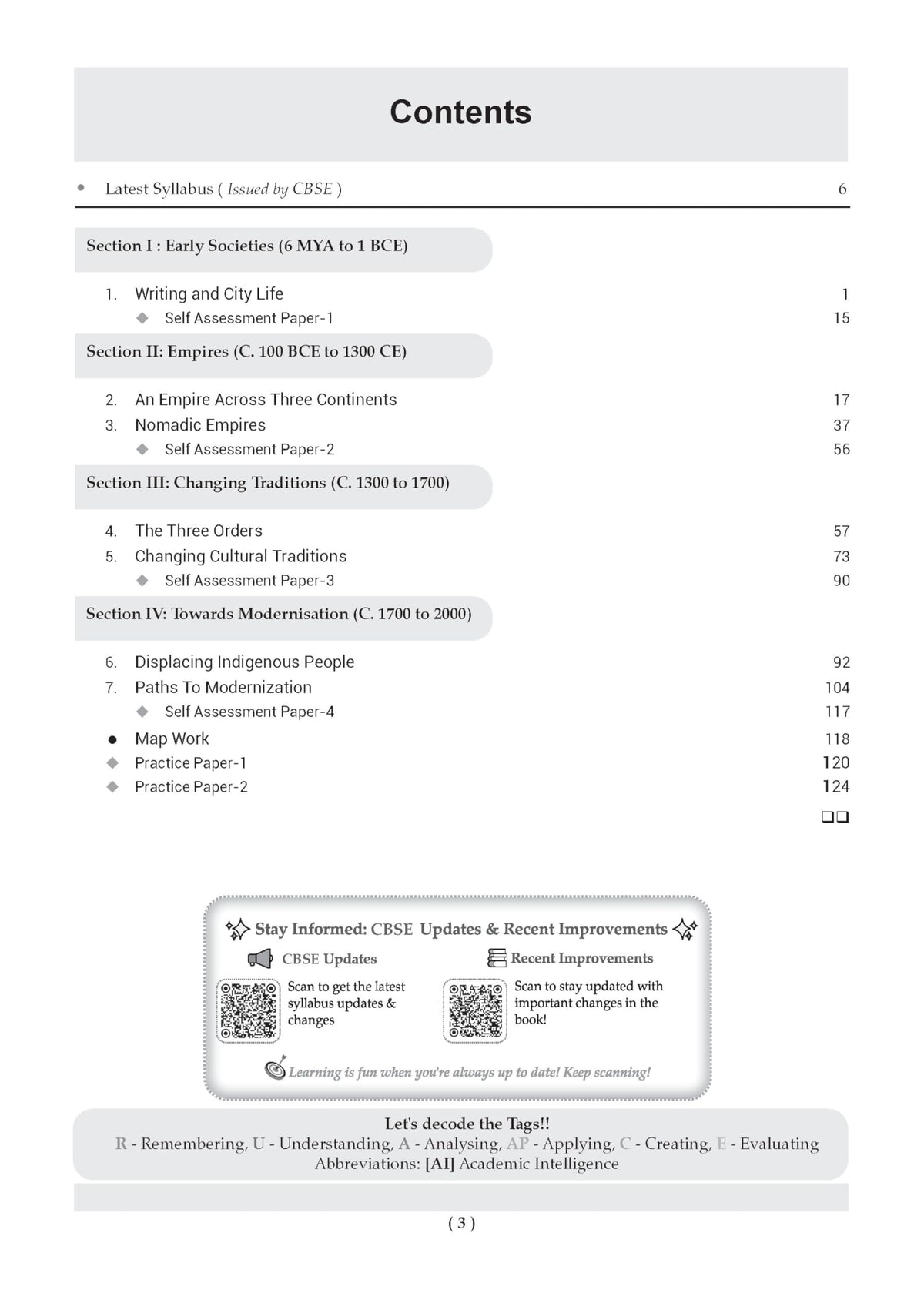 Oswaal CBSE Class 11 History Question Bank | Chapter & Topic-wise Solved Papers (2017–2026) | Based on Latest Syllabus (April 2026) | Includes 2026 Papers | For 2027 Exam