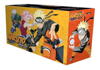 Naruto Manga Box Set Volumes 28–48 + Naruto Fire Ball Action Figure 18cm | Anime Collector Combo