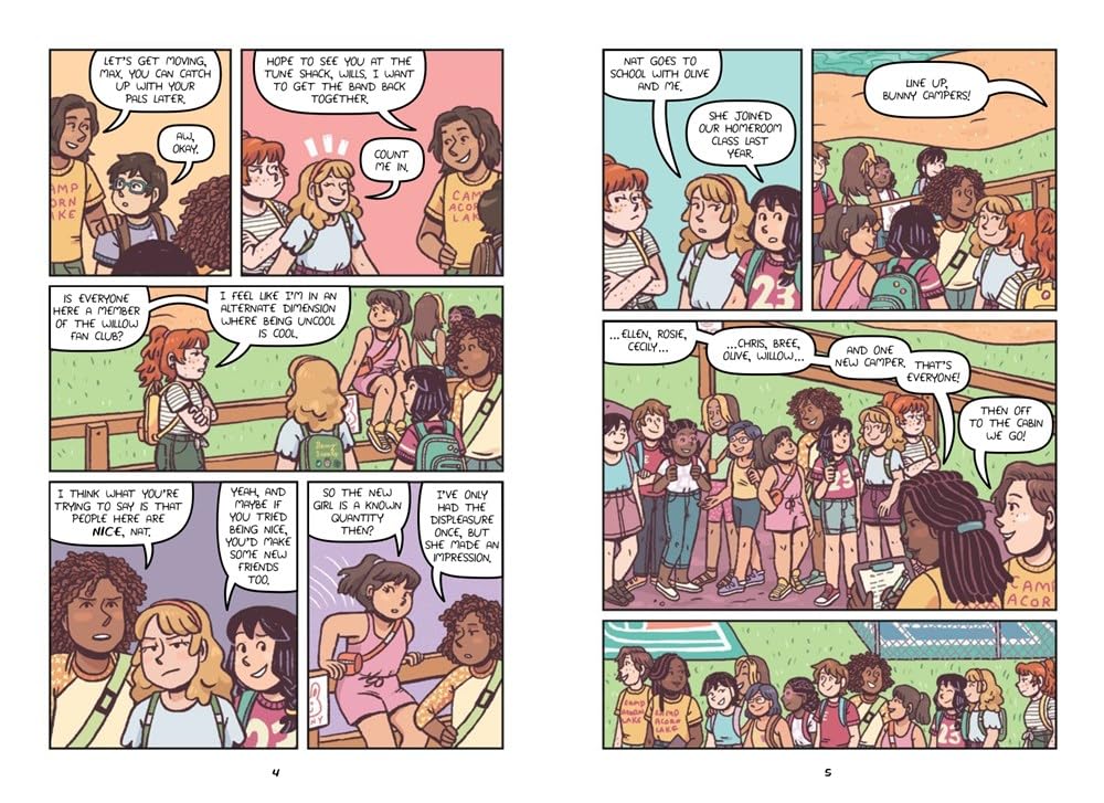 Stuck: A Graphic Novel from the World of Click, by Kayla Miller, about Friendship and Growth at Summer Camp: 7
