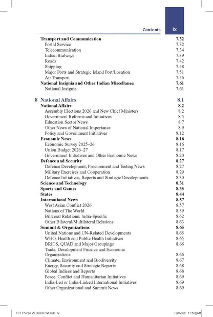Pearson Concise General Knowledge Manual 2027 | UPSC, SSC, Banking, Railways, Defence, CUET & CLAT | General Knowledge & Current Affairs 2026 | 25th ... Edition) | Edgar Thorpe & Showick Thorpe