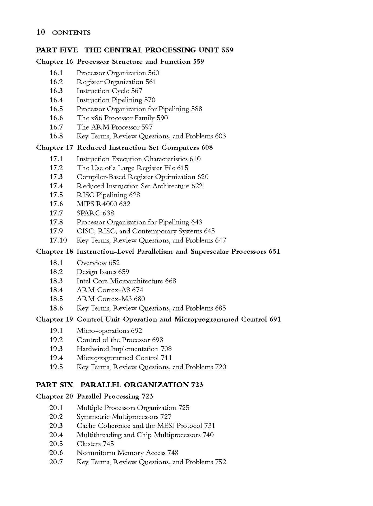 Computer Organization & Architecture, 11e