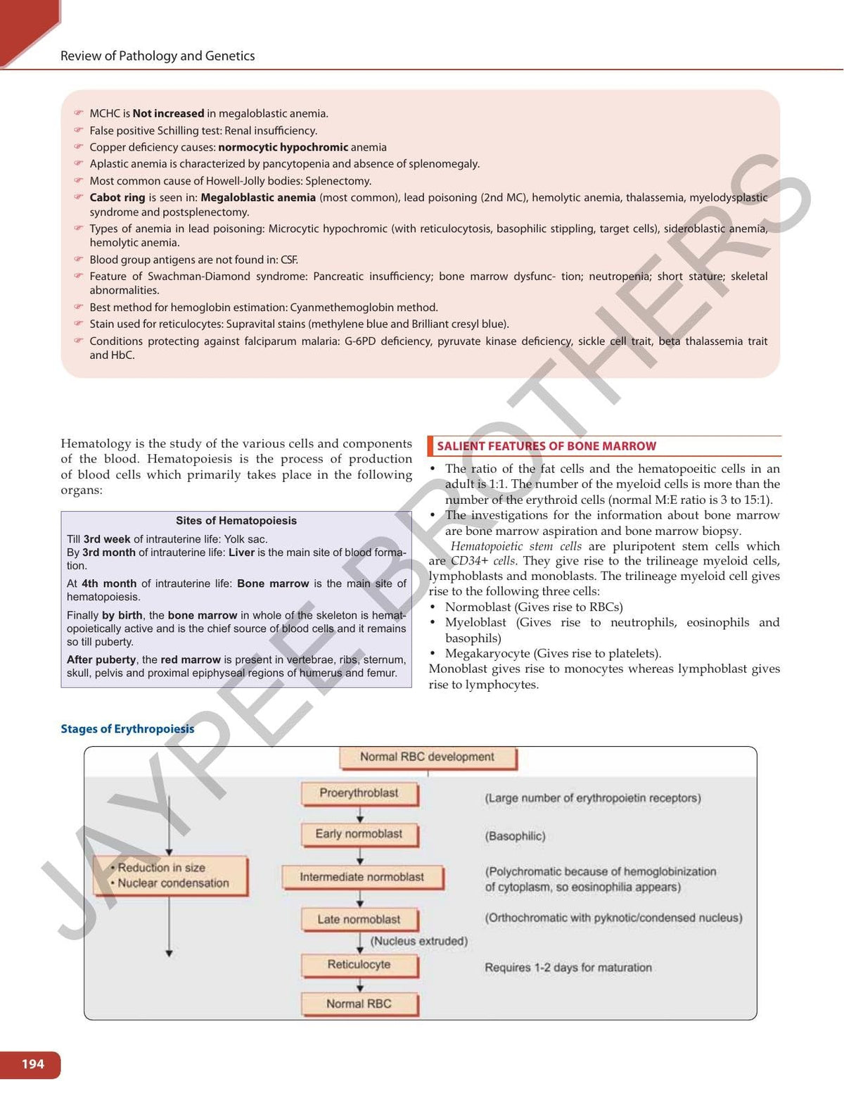 Review of Pathology and Genetics, 14/E for NEET PG, INI-CET and FMGE Aspirants | Chapterwise Solved MCQs, Golden Points and Mnemonics for PG Entrance Exam Revision