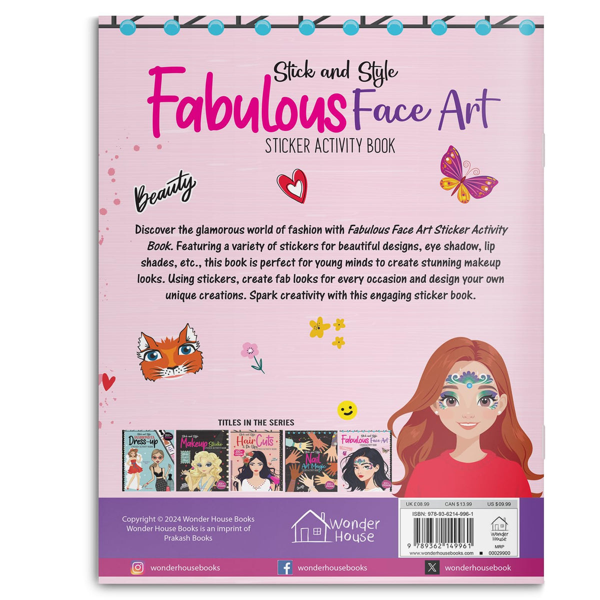 Stick and Style - Fabulous Face Art (Sticker Activity Book)