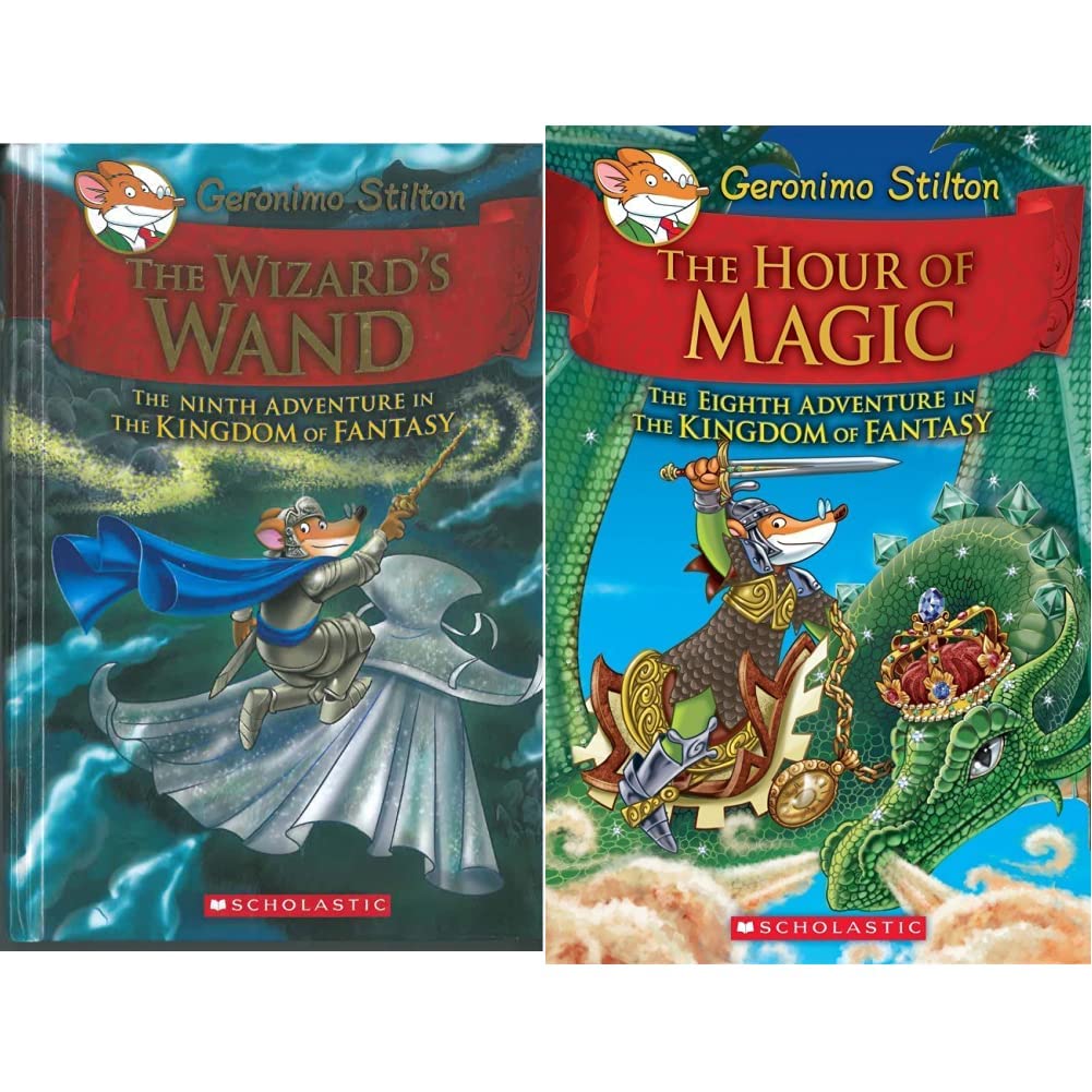 GERONIMO STILTON AND THE KINGDOM OF FANTASY #09: THE WIZARDS WAND book cover