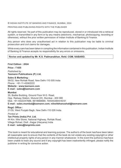 IIBF X Taxmann's Inclusive Banking Through Business Correspondents (Advanced Course) | Hindi – Essential resource for persons who will be acting as full-fledged BCs & managing CSPs