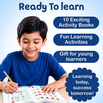 My First Learning Activity Bag - Set of 10 Exciting Activity Books