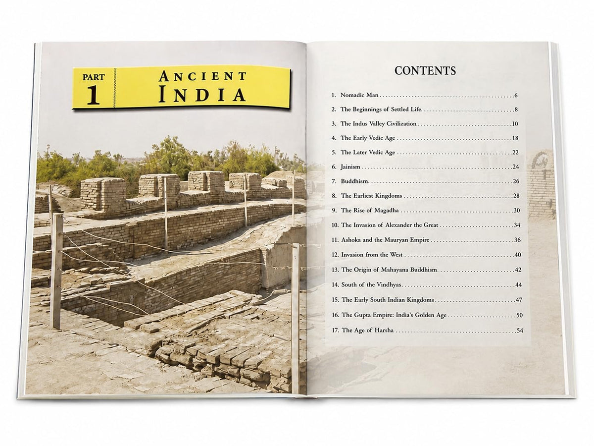 Encyclopedia of Indian History: A Fascinating Journey Through Ancient, Medieval & Modern India | Comprehensive Historical Reference Book For kids 10+