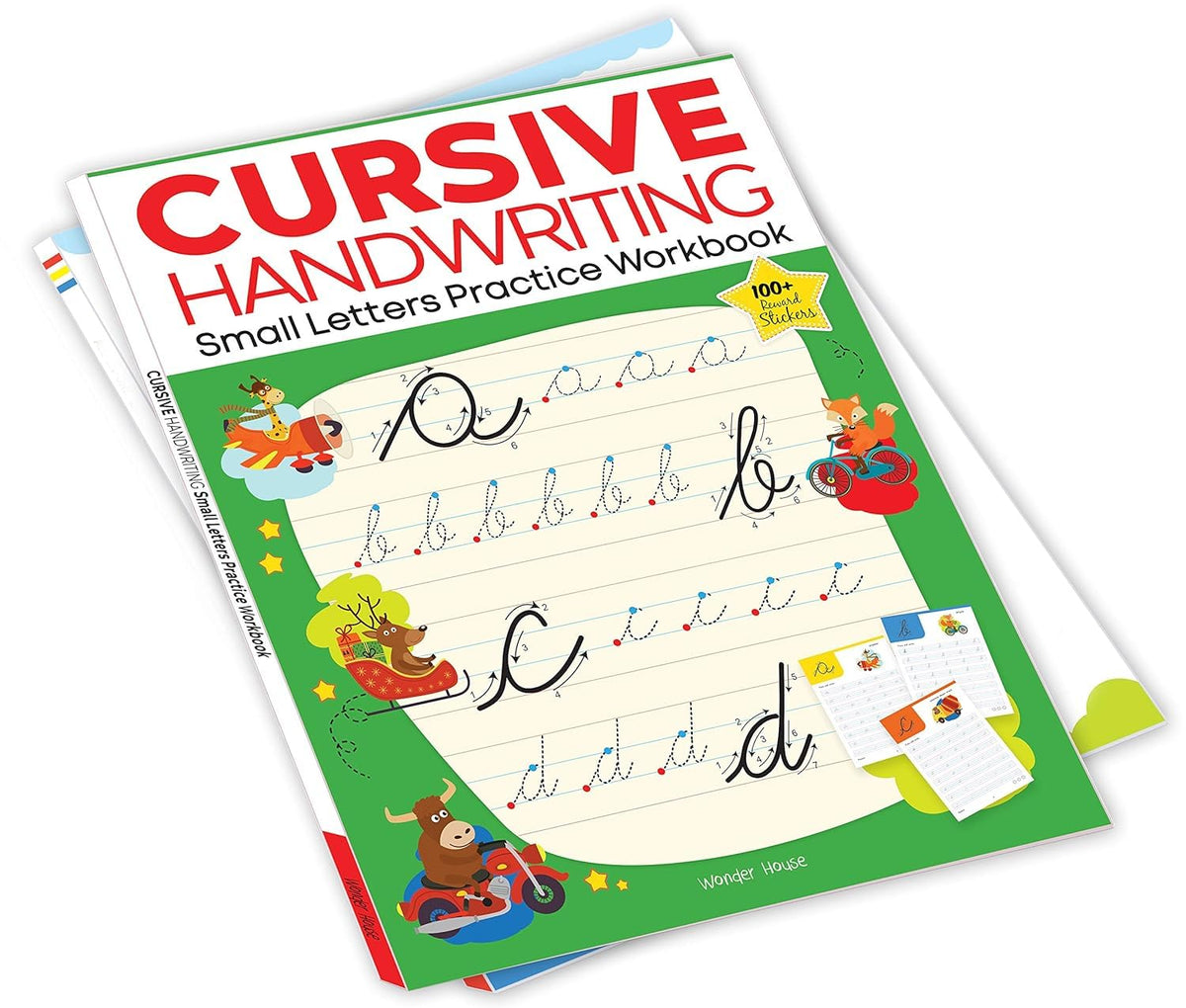 Cursive Handwriting – Small Letters: Practice Workbook | Ages 5–8 Years | Step-By-Step Letter Formation | Tracing Practice |Kids Fine Motor Skills | Premium Paperback | Children | Latest Edition