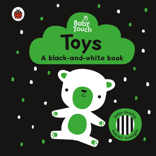 Baby Touch: Toys: a black-and-white book book cover