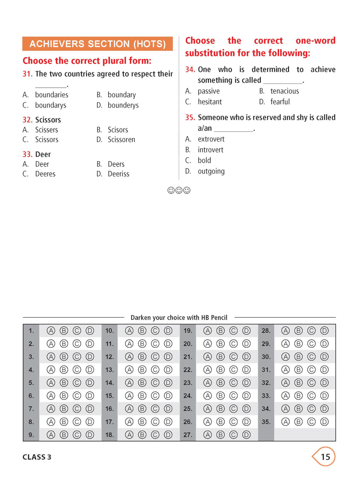 MTG International English Olympiad (IEO) Workbook Class 3 - Chapter-wise MCQs with Achievers Section - SOF Olympiad Books For 2026-27 Exam