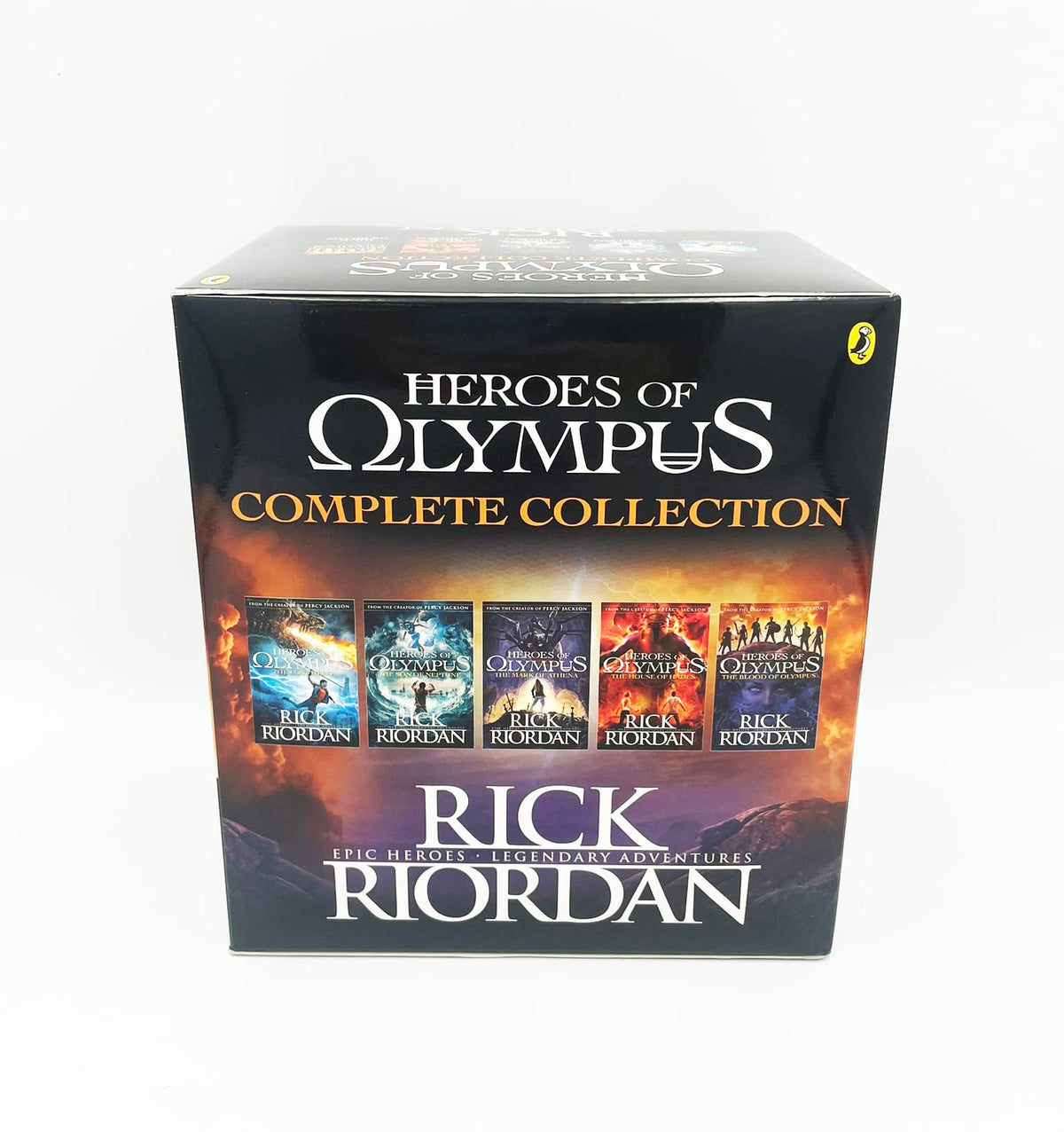 RICK RIORDAN: HEROES OF OLYMPUS COMPLETE COLLECTION – The Lost Hero, Son of Neptune, Mark of Athena, House of Hades & Blood of Olympus | Epic Mythology Adventure Series