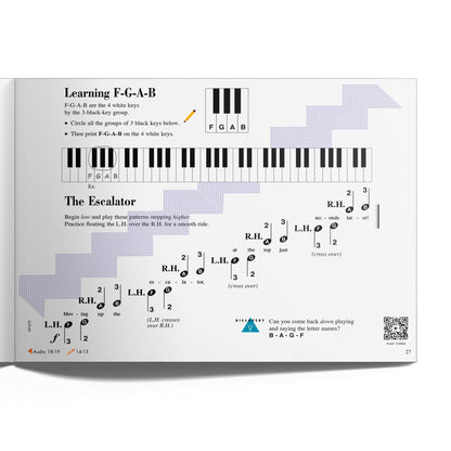 Piano Adventures: Lesson Book - Primer Level, 2nd Edition | Beginner Piano Method Book for Kids and Adults | Sheet Music for Learning Notes Rhythm and C 5-Finger Patterns | Faber Piano Teaching Book