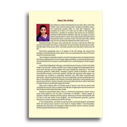 The Crafted Genius | Step-By-Step Blueprint For Cracking UPSC Civil Services Exam | Master Prelims, Mains and Interview | By Divya Mittal, IAS