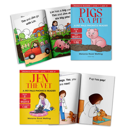 Phonics Reader Level 1 (Pack of 8)