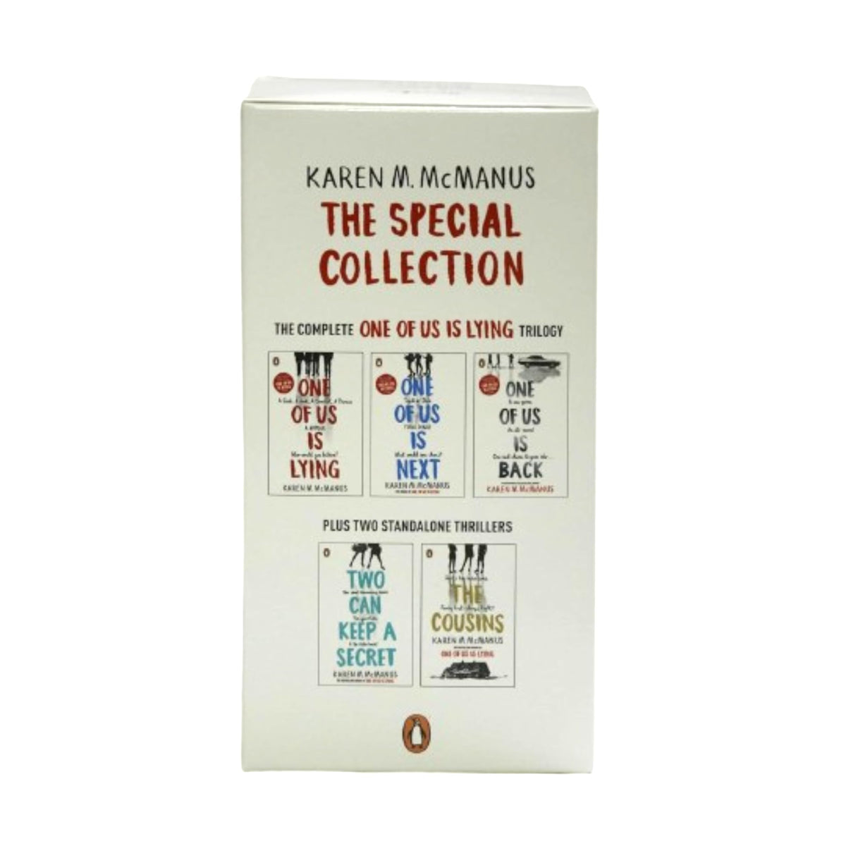 Karen M. McManus: The Special Collection 5 Books Boxset (One Of Us Is Lying, One Of Us Is Next, One Of Us Is Back, Two Can Keep A Secret and The Cousins)