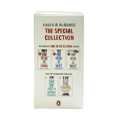 Karen M. McManus: The Special Collection 5 Books Boxset (One Of Us Is Lying, One Of Us Is Next, One Of Us Is Back, Two Can Keep A Secret and The Cousins)