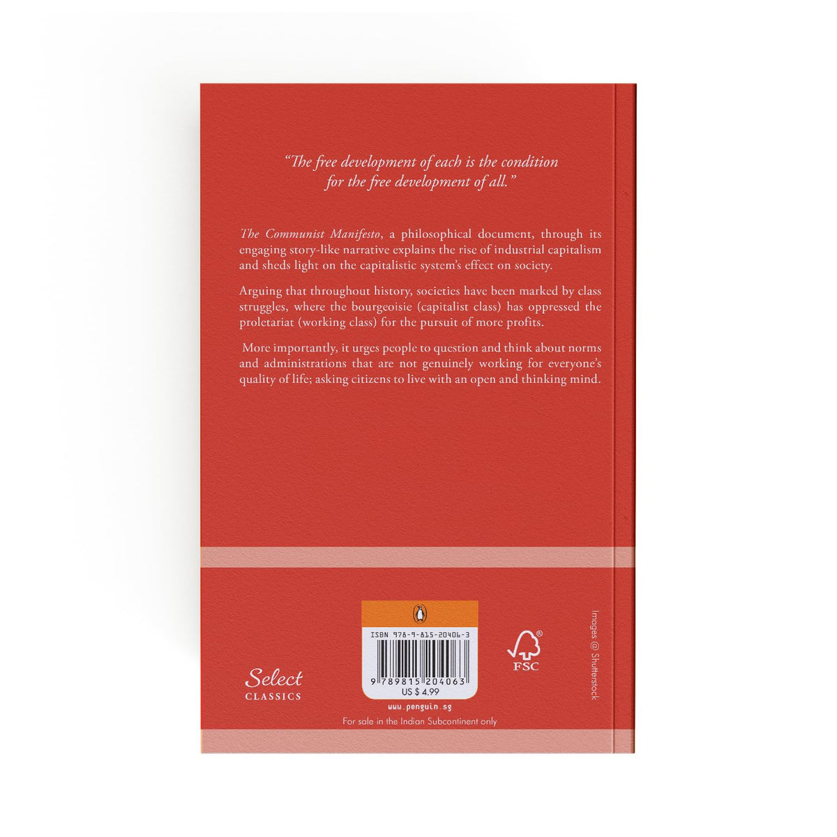 Penguin Select Classics: The Communist Manifesto: (Original, Unabridged Classic)
