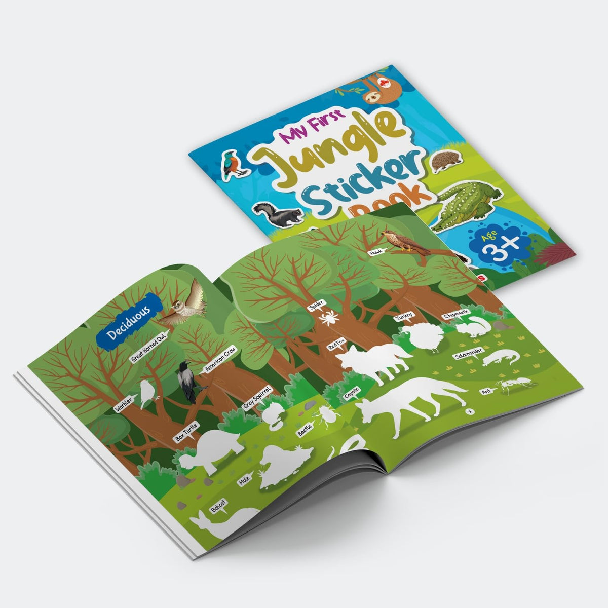 My First Sticker Book - Jungle - Activity Book for Kids - Stickers for Children - Age 3+ Years