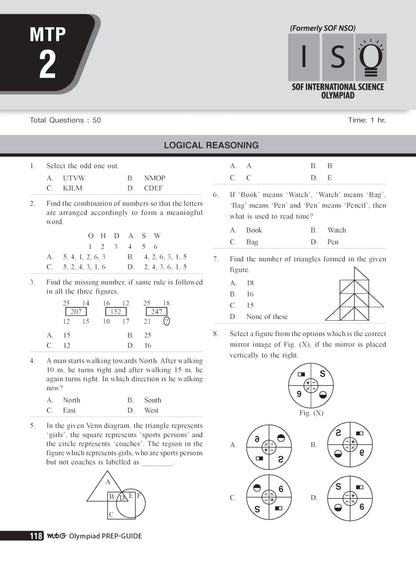 MTG Science (ISO) Olympiad Prep Guide Class 5 | Detailed Theory, Exercise with Self Test For Practice | SOF Olympiad Books For Exam 2026-27 (Useful For Level-1 & 2)