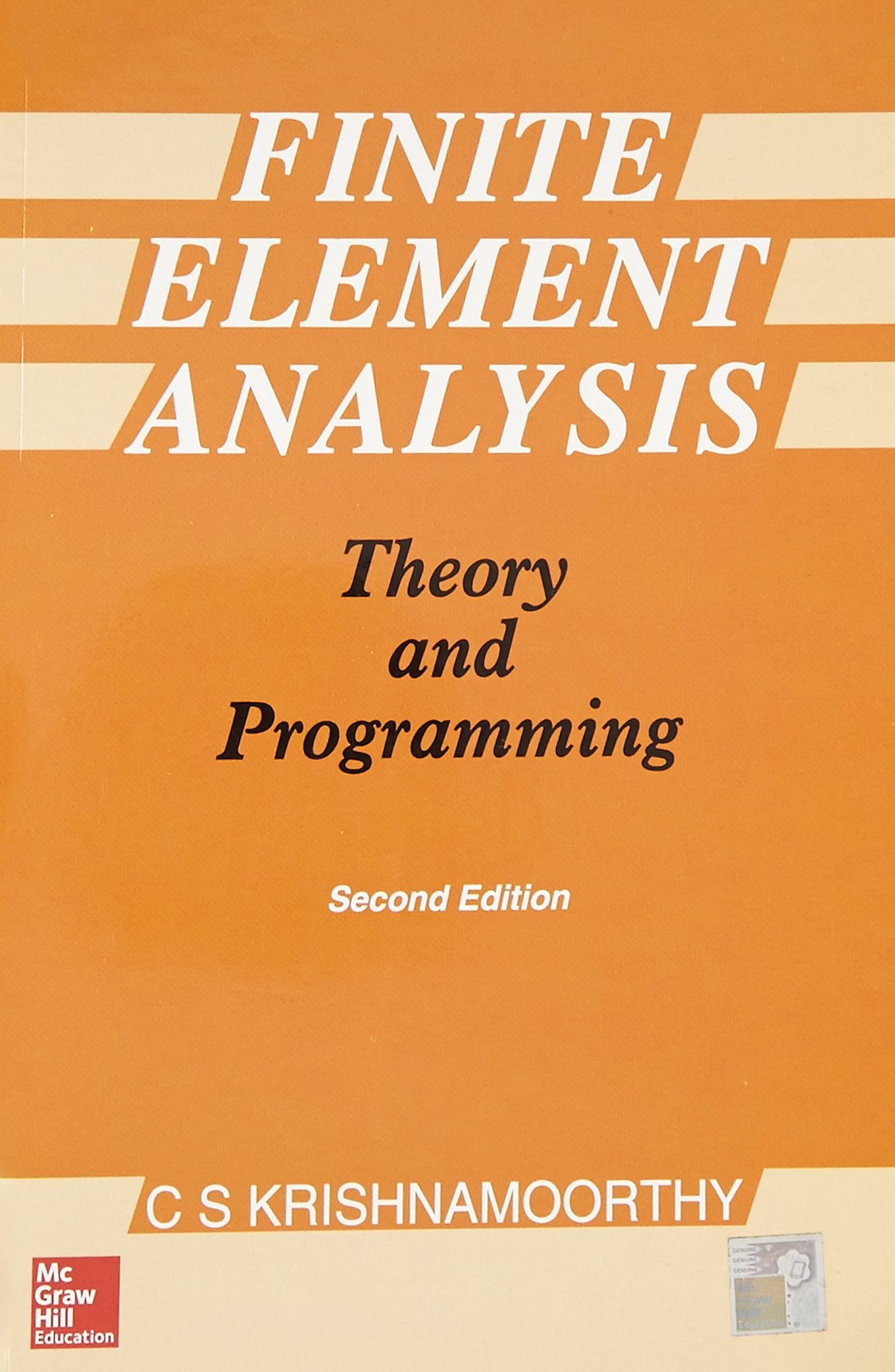 Finite Element Analysis Theory And Programming 2Ed (Pb 2019)