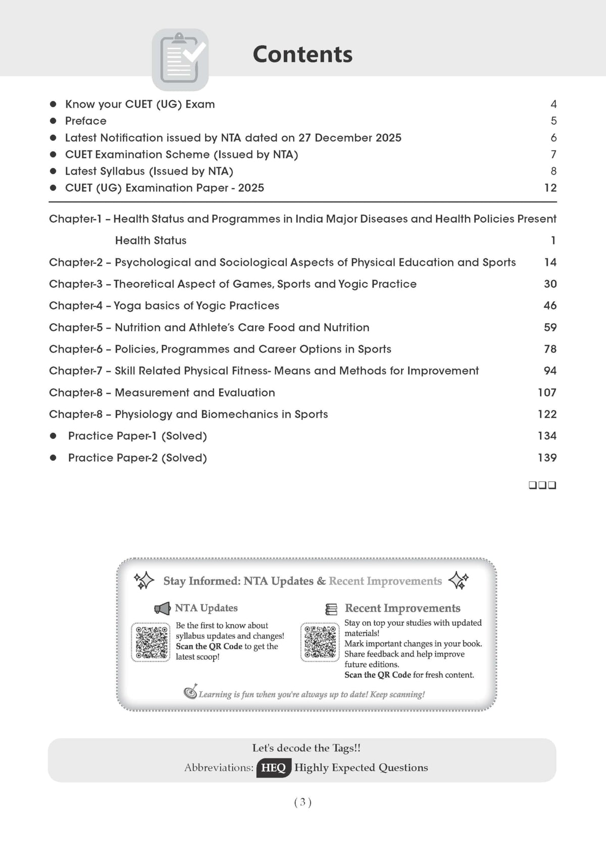 Oswaal NTA CUET (UG) Chapter-wise Question Bank Physical Education For 2026 Exam (as per latest 27 Dec., notification) | PYQs & 600+ NCERT aligned MCQs | With Oswaal AI