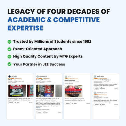 MTG 49 + 25 Years (2026-2002) JEE Main and Advanced (2026-1978) PYQ Book Chemistry | Chapter-wise Topic-wise Solved Papers with Free Smart Book For 2027 Exam