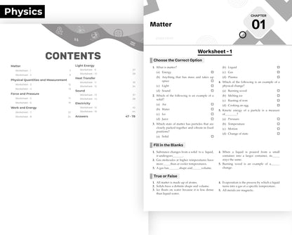Gurukul by Oswal Chapterwise Worksheets ICSE Class 8 Bundles (Set of 6) Exam 2026 : Physics, Chemistry, Maths, Biology, History & Civics, Geography, Practice Qs, Case Studies, Chapter Assessment