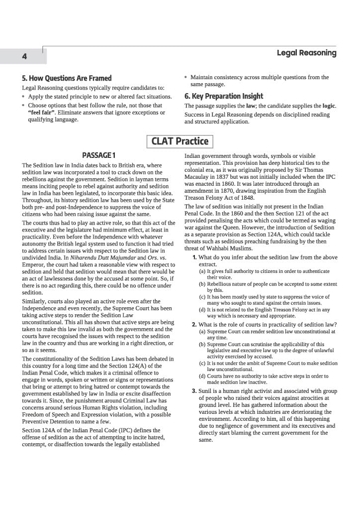 Arihant CLAT Preparation Guide 2027 | CLAT Conqueror | Legal Reasoning, English, Quantitative Aptitude, Logical Reasoning, Current Affairs | PYQs 2026-2025 | 2000+ MCQs & 3 Practice Sets
