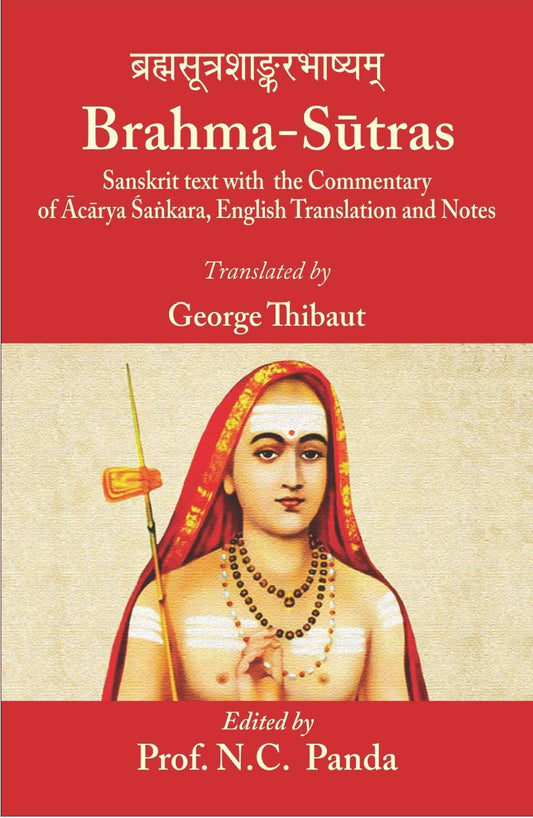 Brahma-Sutras : Sanskrit text with the commentary of Archya Sankara English Translation notes book cover